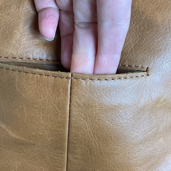 The Sak Indio Genuine Leather Satchel Purse Bag Floral Embossing Western Boho - Picture 14 of 16